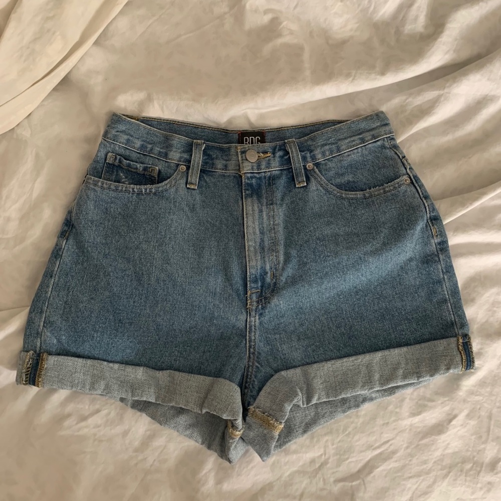 High Waisted Denim Shorts